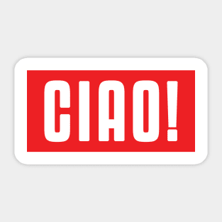 Ciao! T-shirt Sticker